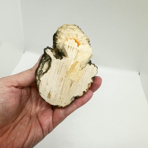 Vintage Long Hair Cat Persian Sandicast Stone Critter Style Calico Hand Painted - Picture 6 of 7